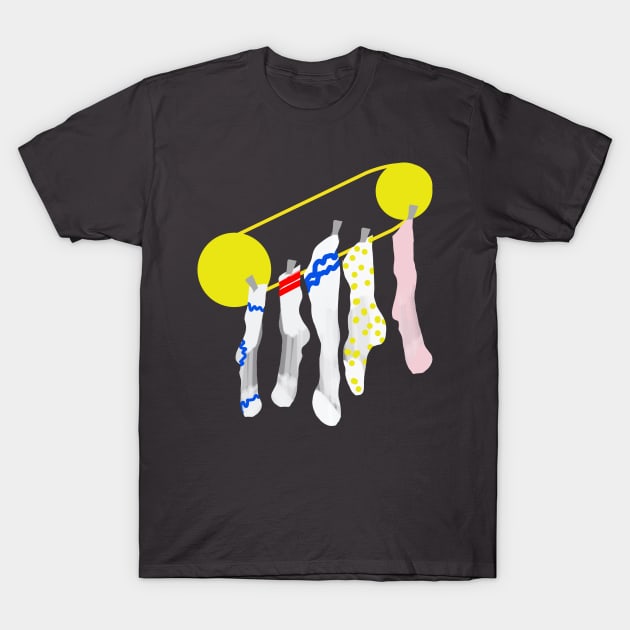 Socks T-Shirt by Wordkeeper
